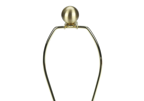 Homeroots 25" Black And Gold Concrete Round Table Lamp With Ivory Drum Shade   545853