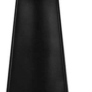 HomeRoots 27" Modern Black Geometric Table Lamp with Beige Shade - Stylish, Versatile Lighting for Any Space 545864