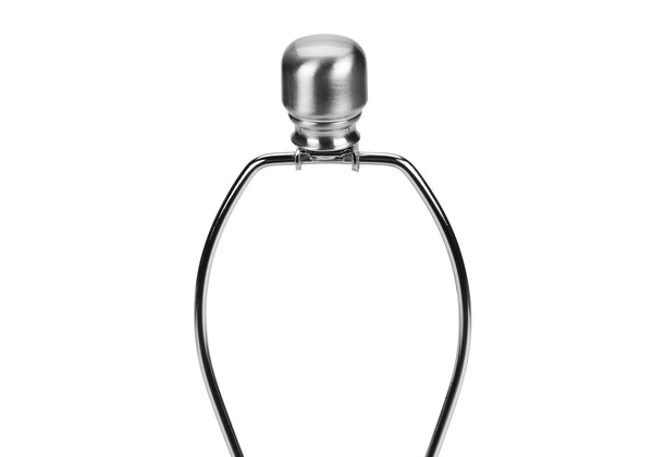 Homeroots 25" Cream Novelty Table Lamp With Cream Drum Shade   545865