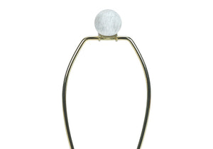 HomeRoots 28" Cream Geometric Table Lamp - Rustic Modern Design with Adjustable Light for Any Room Decor 545877