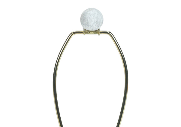 HomeRoots 28" Cream Geometric Table Lamp - Rustic Modern Design with Adjustable Light for Any Room Decor 545877