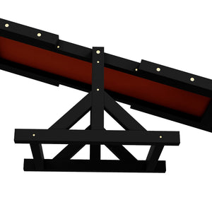 English Elm Pawhut Wooden Dog Agility Seesaw - Durable Outdoor Training Toy For Balance & Confidence Building Fun W2225P200471-GIGA