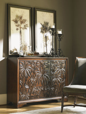 Lexington Tommy Bahama Home Balboa Carved Door Chest - Elegant Island Living With Intricate Details, Ample Storage & Exotic Design Sumatra  545-973