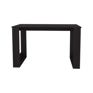 English Elm Aurora Wengue Writing Computer Desk – Spacious 47.2" Work Surface, Minimalist Design for Compact Home Office B128P287525