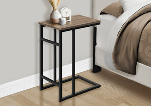 English Elm Accent Table - Contemporary C-Shaped Design For Living Room, Bedroom, Or Office - Versatile & Chic! B2710P218972