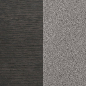 English Elm Dexter 6-Piece Rectangular Dining Set: Stylish Dark Grey Finish With Comfortable Tufted Bench & Chairs B062S01213