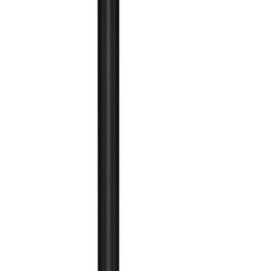 Homeroots 28" Black Metal Candlestick Table Lamp With White Cone Shade   546098