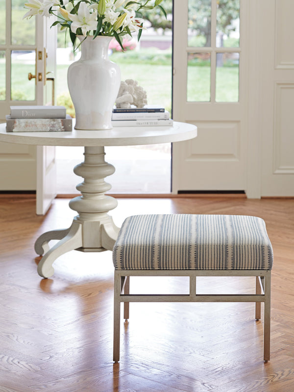 Lexington Barclay Butera Lucca Metal Ottoman - Elegant Upholstered Seating By Barclay Butera For Timeless Home Décor   5460-44-40