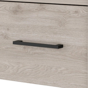 Homeroots 10" Gray One Drawer Faux Wood Floating Nightstand   546178