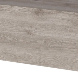 Homeroots 5" Gray One Drawer Faux Wood Floating Nightstand   546183