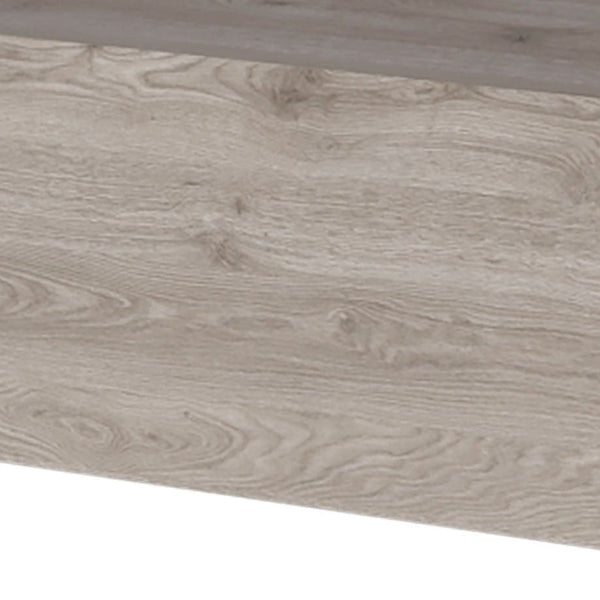 Homeroots 5" Gray One Drawer Faux Wood Floating Nightstand   546183