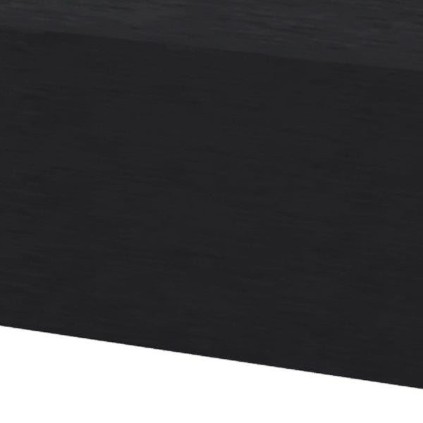 Homeroots 5" Black One Drawer Faux Wood Floating Nightstand   546185