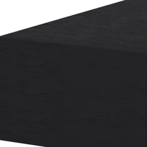 Homeroots 5" Black One Drawer Faux Wood Floating Nightstand   546185