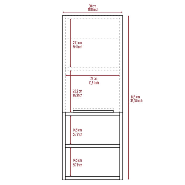 HomeRoots 24" White Wood Freestanding Bathroom Vanity Set with Sink & Storage Medicine Cabinet for Modern Spaces 546362