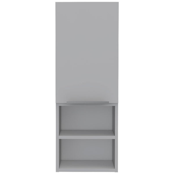 HomeRoots 24" White Wood Freestanding Bathroom Vanity Set with Sink & Storage Medicine Cabinet for Modern Spaces 546362