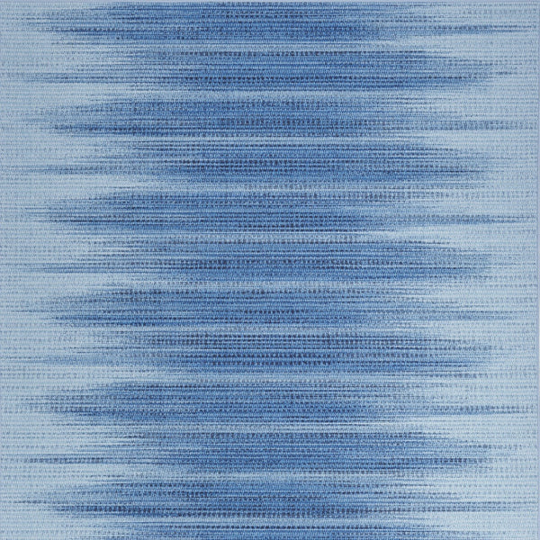 Homeroots 6' Blue Ombre Distressed Non-skid Area Rug - Stain Resistant, Durable, Perfect For Kids & Pets! 6' X 9' Polyester 546499