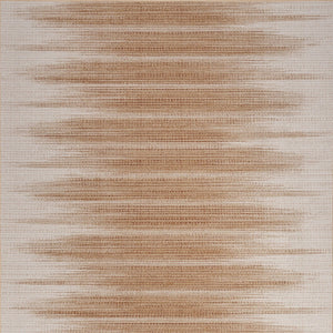 Homeroots 6' Brown Ombre Distressed Area Rug - Non-skid, Stain Resistant, Durable, Perfect For Kids & Pets! 6' X 9' Polyester 546503