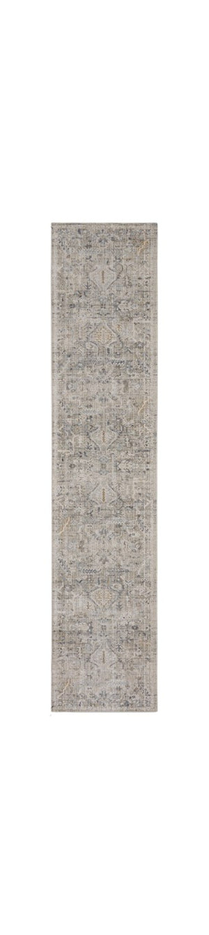 Southwestern Distressed Runner Rug Fringed Low Pile Polyester Blend Hallway Entryway Accent