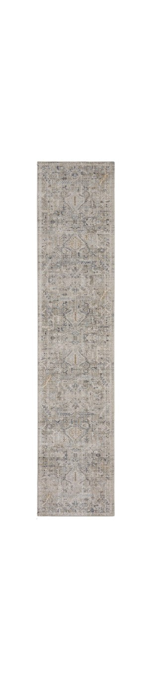 Southwestern Distressed Runner Rug Fringed Low Pile Polyester Blend Hallway Entryway Accent