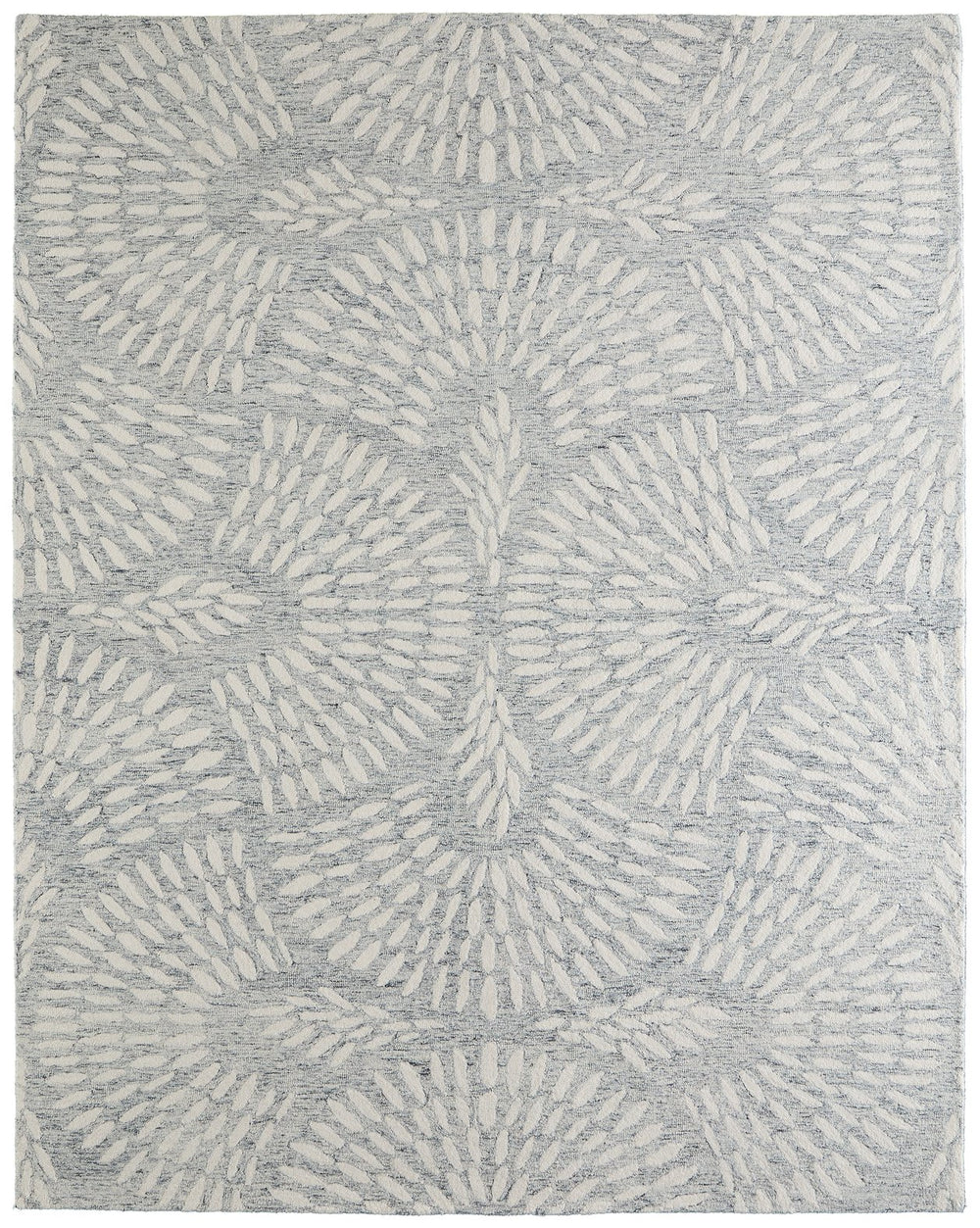 Feizy Rugs Wallace Hand-tufted Wool Rug - Modern Floral & Botanical Design For Stylish, High-traffic Spaces Gray,Ivory Wool Wal8a38fgry000f00