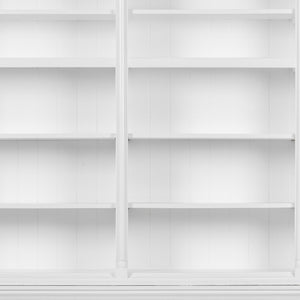 HomeRoots 65" Elegant Solid Wood Dining Hutch with 14 Shelves for Stylish Storage & Display in Any Room 546596
