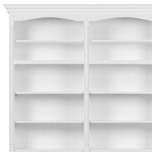 HomeRoots 65" Elegant Solid Wood Dining Hutch with 14 Shelves for Stylish Storage & Display in Any Room 546596