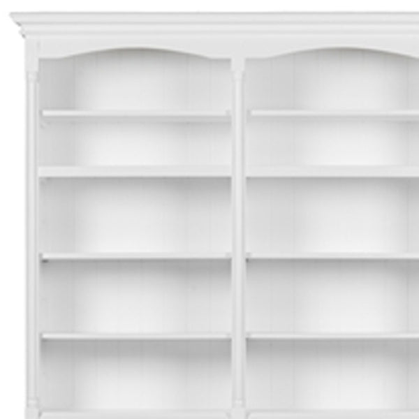 HomeRoots 65" Elegant Solid Wood Dining Hutch with 14 Shelves for Stylish Storage & Display in Any Room 546596