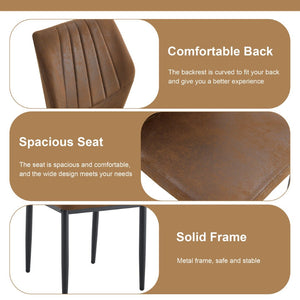 English Elm 42 Inch Round Dining Table Set Wood Grain Mdf Glass Inset with 4 Shell Chairs W1151S04475