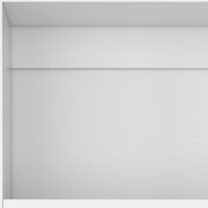 HomeRoots Set of Three Stylish White Modular Bookcases - Five Tiers with Two-Door Storage for Versatile Organization 546618