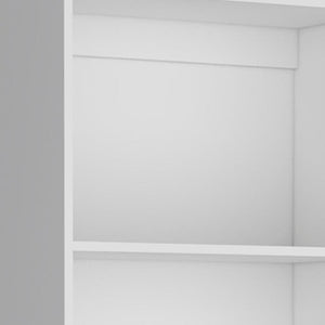 HomeRoots Set of Three White Wood Thirteen-Tier Modular Bookcases for Stylish Storage and Organization Solutions 546629
