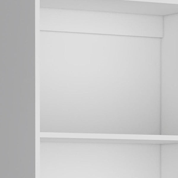 HomeRoots Set of Three White Wood Thirteen-Tier Modular Bookcases for Stylish Storage and Organization Solutions 546629