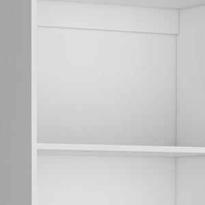 HomeRoots Set of Three White Wood Modular Bookcases – 14-Tier Shelving Units for Stylish Storage Solutions 546632