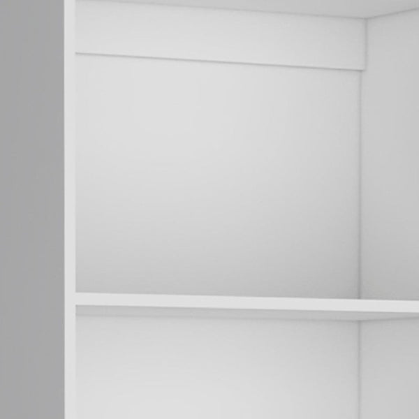 HomeRoots Set of Three White Wood Modular Bookcases – 14-Tier Shelving Units for Stylish Storage Solutions 546632