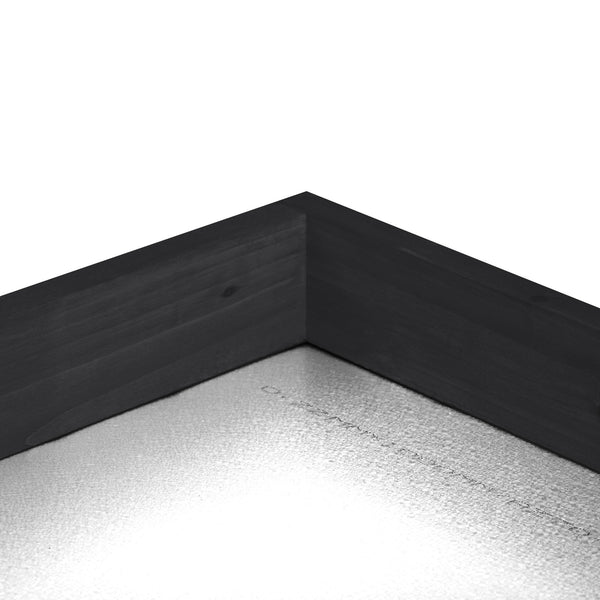 English Elm TOPMAX Rustic Fir Wood Potting Bench 39" with Galvanized Top, 2-Tier Shelves & Side Hooks, Black - Durable Garden Workstation N717P220218B
