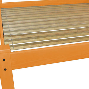 Homeroots Yellow Solid Wood Queen Bed Frame - Handcrafted Beauty For A Stylish, Peaceful Bedroom Retreat!  Solid Wood 546725