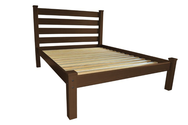 Homeroots Brown Solid Wood Twin Bed Frame - Stylish, Durable Design For Ultimate Comfort And Restful Sleep  Solid Wood 546732
