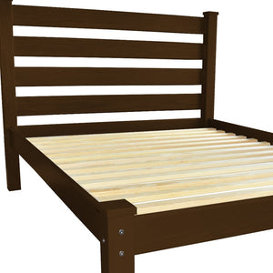 Homeroots Coffee Solid Wood Full Bed Frame – Luxurious Design For Ultimate Comfort And Relaxation In Your Home  Solid Wood 546750