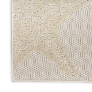 HomeRoots 8' Vibrant Starfish Area Rug in Ivory, Yellow, and Green - Perfect for Indoor & Outdoor Spaces! 546884