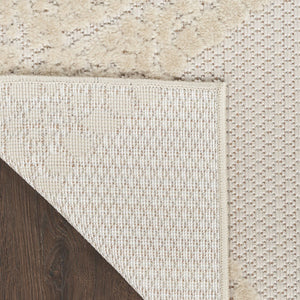 HomeRoots 8' Vibrant Starfish Area Rug in Ivory, Yellow, and Green - Perfect for Indoor & Outdoor Spaces! 546884
