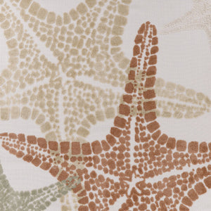 HomeRoots 8' Vibrant Starfish Area Rug in Ivory, Yellow, and Green - Perfect for Indoor & Outdoor Spaces! 546884
