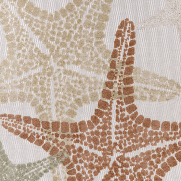 HomeRoots 8' Vibrant Starfish Area Rug in Ivory, Yellow, and Green - Perfect for Indoor & Outdoor Spaces! 546884