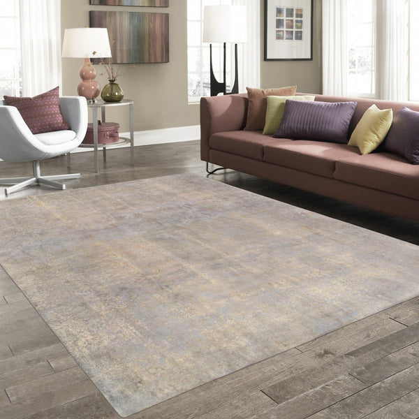 Pasargad Lahore Collection Hand-Knotted Wool Area Rug - Bold Colors & Timeless Style, 9'7" x 12'6"