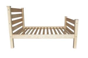 Homeroots Natural Solid Wood Full Bed Frame - Durable, Stylish Design For Ultimate Comfort & Restful Sleep  Solid Wood 546959