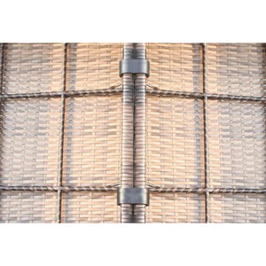 English Elm 4-Person Outdoor Wicker Seating Set With Cushions – Stylish, Weather-Resistant, Fully Modular Design B120S00191