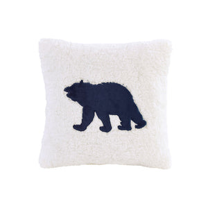 English Elm King Alton Plush to Sherpa Comforter Set — Reversible Cozy Cabin Style, Hypoallergenic, OEKO-TEX Certified Navy+Ivory 22.44 L x 20.87 W x 15.35 H B035100483