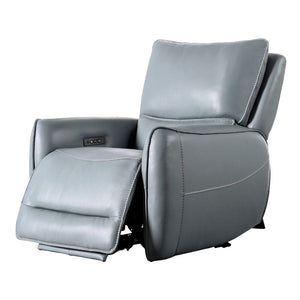 English Elm Transitional Multi-Function Glider Recliner with Channel Back, Cup Holders, Hidden Storage, Upholstered Comfort Blue 40 L x 34 W x 30 H B2741P387646