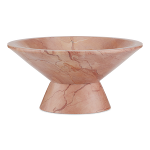 Lubo Rosa Bowl – Exquisite Rosa Cappuccino Marble Design Perfect for Home Décor and Fruit Display