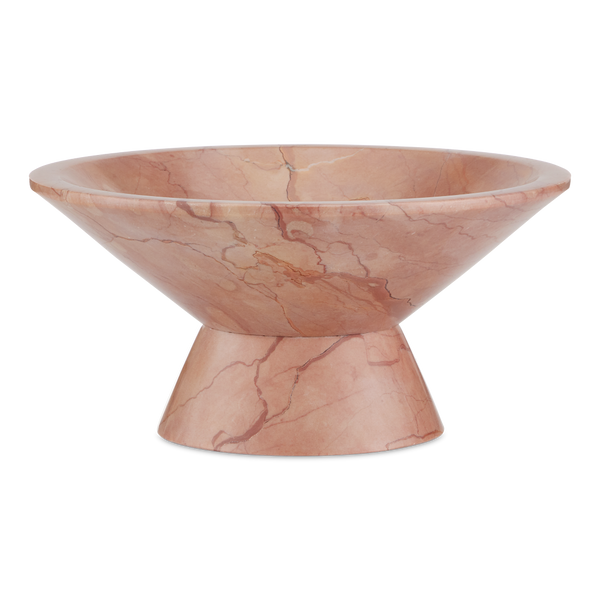 Lubo Rosa Bowl – Exquisite Rosa Cappuccino Marble Design Perfect for Home Décor and Fruit Display