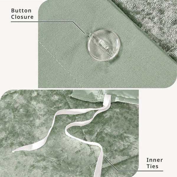 English Elm 4PCS King Sheet Set - Ultra-Soft 100% Polyester Microfiber, Deep-Pocket Fitted Sheet, Wrinkle-Resistant Comfort Green 19.68 L x 12.99 W x 7.87 H B035P341214