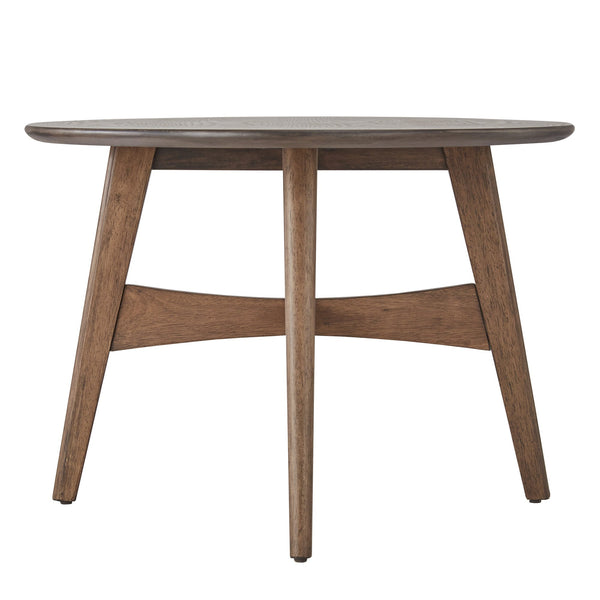 Elora Oval Coffee Table with Tapered Legs Mid-century Modern Living Room Accent